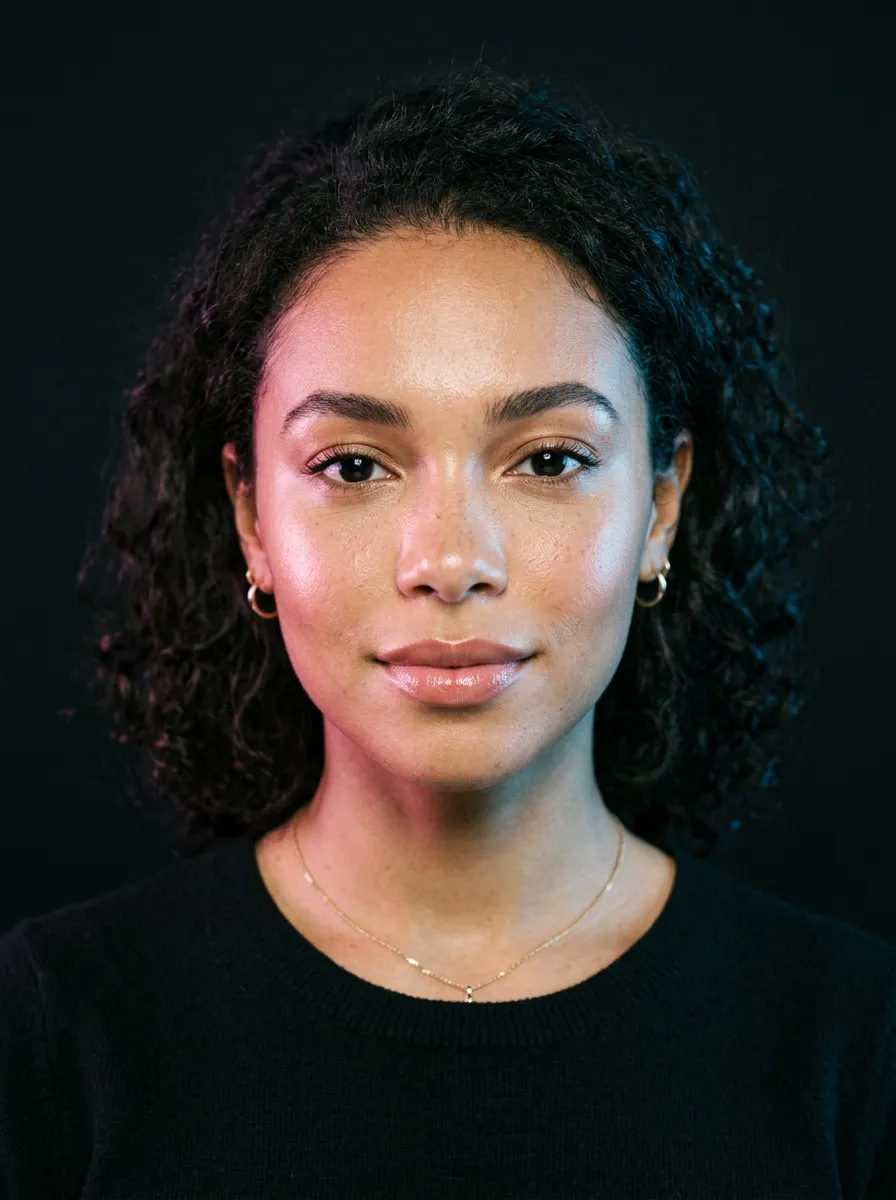 Editorial portrait, AI companion apps