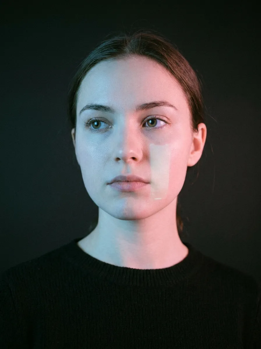 Editorial portrait, AI companion app coverage